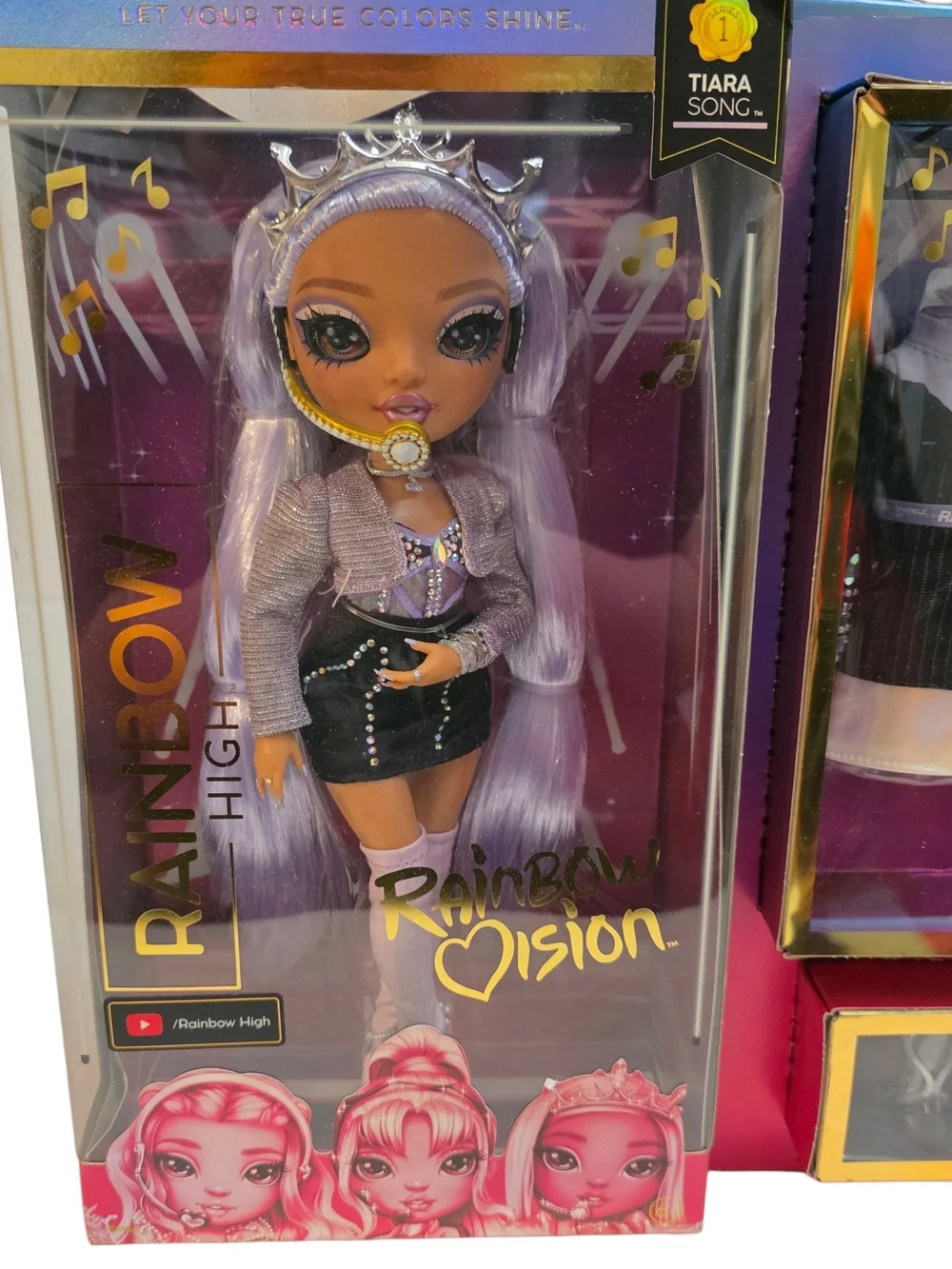 Rainbow High Tiara Song Rainbow Vision Royal Three Fashion Doll Toys Collectible
